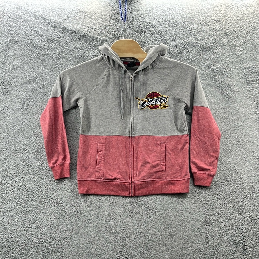 UNK NBA 4 her Cleveland Cavaliers woman’s colorblock cotton blend hoodie size M